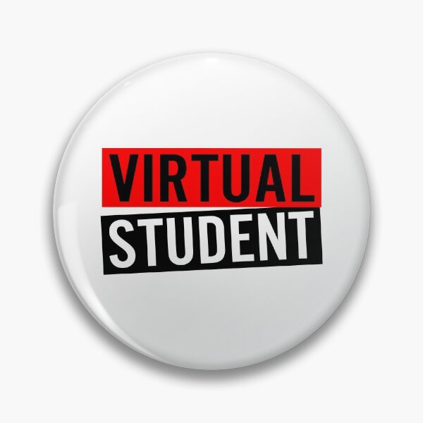 Item preview, Virtual Student Classic Sticker Design designed and sold by Glike.