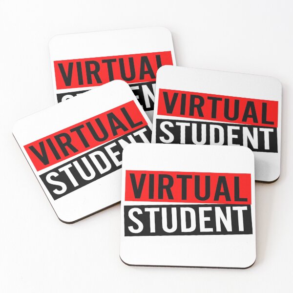 Item preview, Virtual Student Classic Sticker Design designed and sold by Glike.