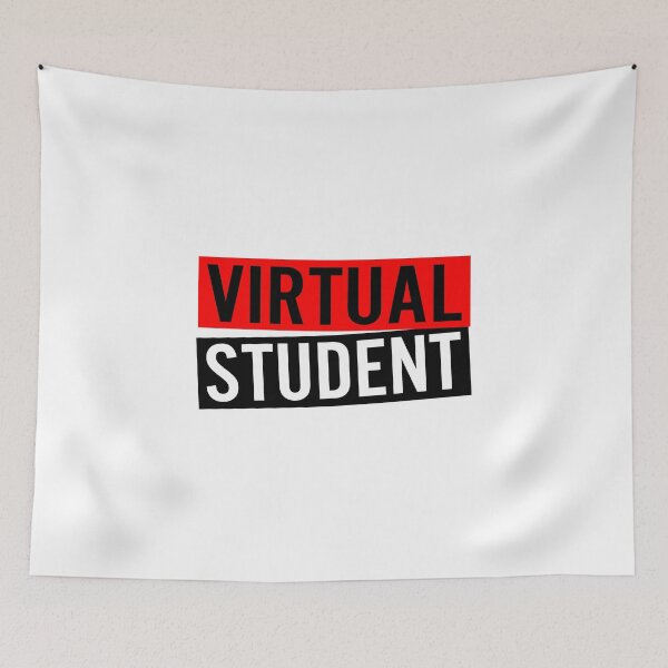 Item preview, Virtual Student Classic Sticker Design designed and sold by Glike.
