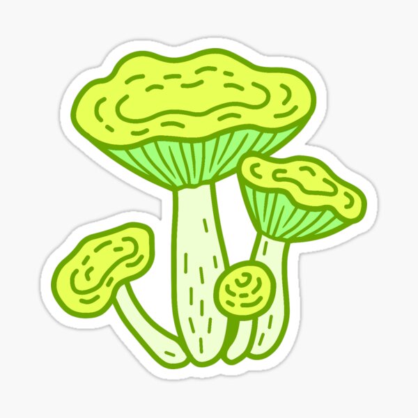 Yellow Mushroom Sticker