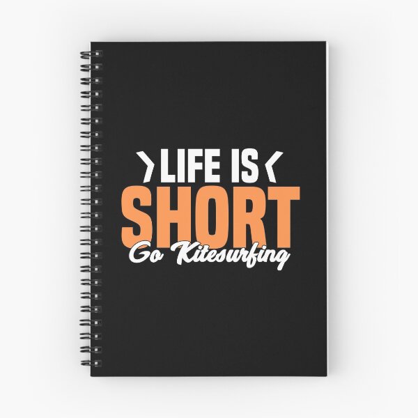 Item preview, Life Is Short Go On KiteSurfing Kitesurfer Kiteboard Flying designed and sold by Nessshirts.