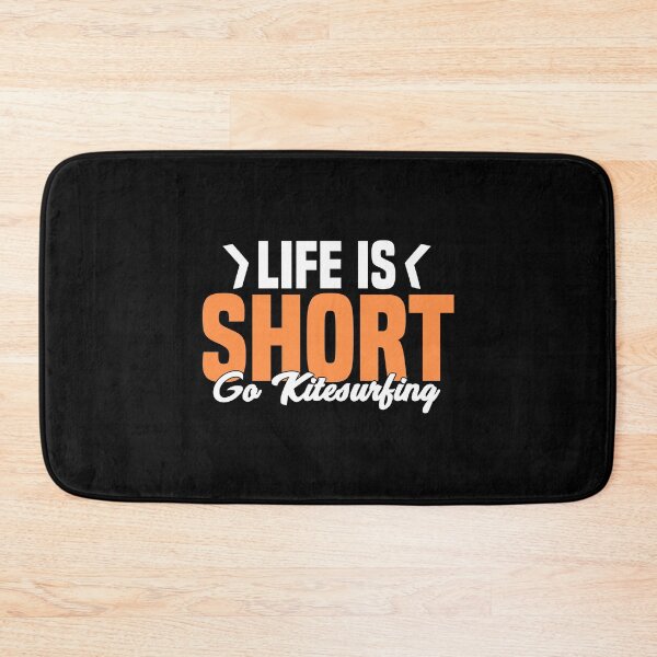 Item preview, Life Is Short Go On KiteSurfing Kitesurfer Kiteboard Flying designed and sold by Nessshirts.