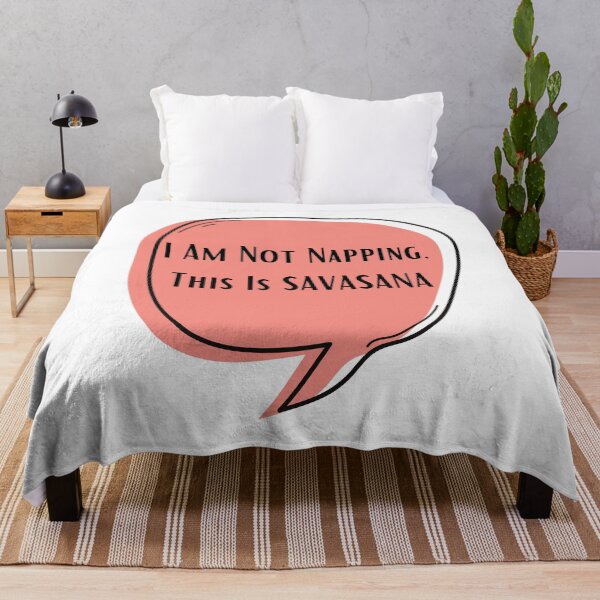 Item preview, I Am Not Napping This Is Savasana - Funny Yoga Qoutes designed and sold by Avani01.