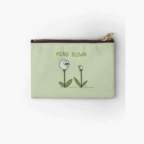 Item preview, Astonished dandelions funny joke drawing designed and sold by FunPunStickers.