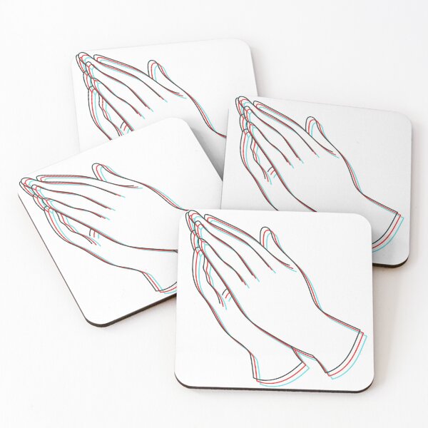 Item preview, Trippy 3D Prayer Hands - Version 1 designed and sold by PandaParcels.