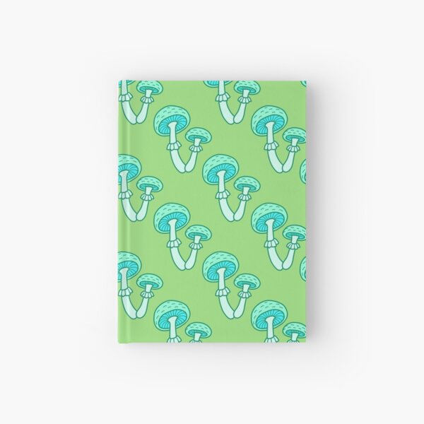 Mint Mushrooms Hardcover Journal