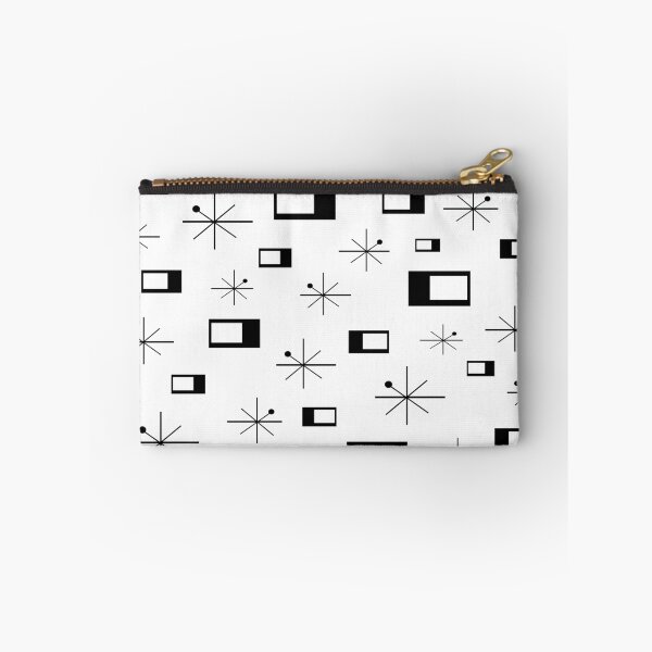 Item preview, Atomic Age Starburst Galaxy Print in Black and White designed and sold by RetroTrend.