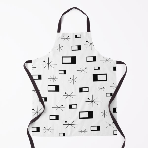 Item preview, Atomic Age Starburst Galaxy Print in Black and White designed and sold by RetroTrend.