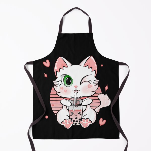 Item preview, Japanese Kawaii Kitty Cute Bubble Tea Cat Boba Tea designed and sold by ZNOVANNA.