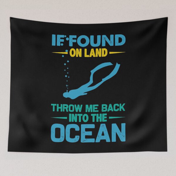 Item preview, If Found On Land Throw Me Back Into The Ocean designed and sold by cotros.