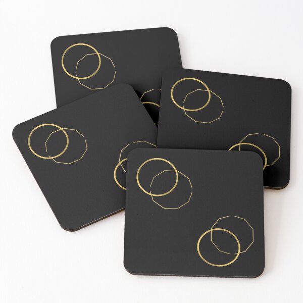 Item preview, Black Gold Ring Hoops designed and sold by ektara-.