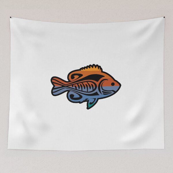 Item preview, Blue Gill Tattoo Circular Sunset Sunrise designed and sold by gstrehlow2011.