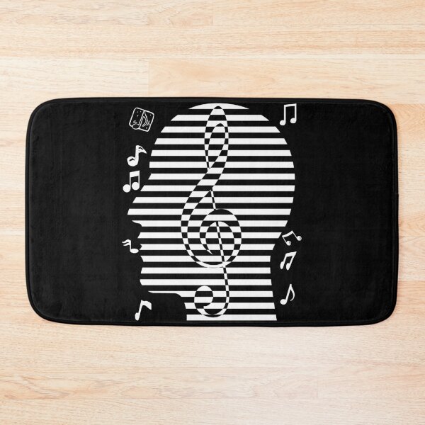 Item preview, Black and white music head note designed and sold by Fashimation20.