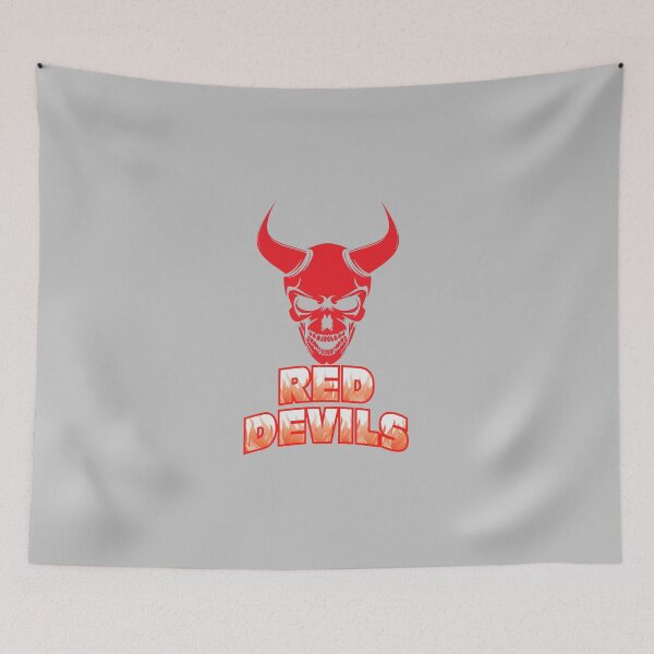 Item preview, Red Devil Face Skull designed and sold by ThisisaRed.