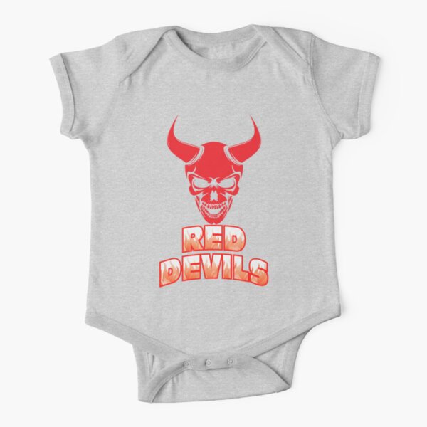 Bodies Bebe Manches Courtes Sur Le Theme Diable Rouge Redbubble