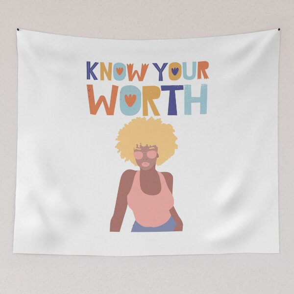 Item preview, Know Your Worth designed and sold by speakupandshine.