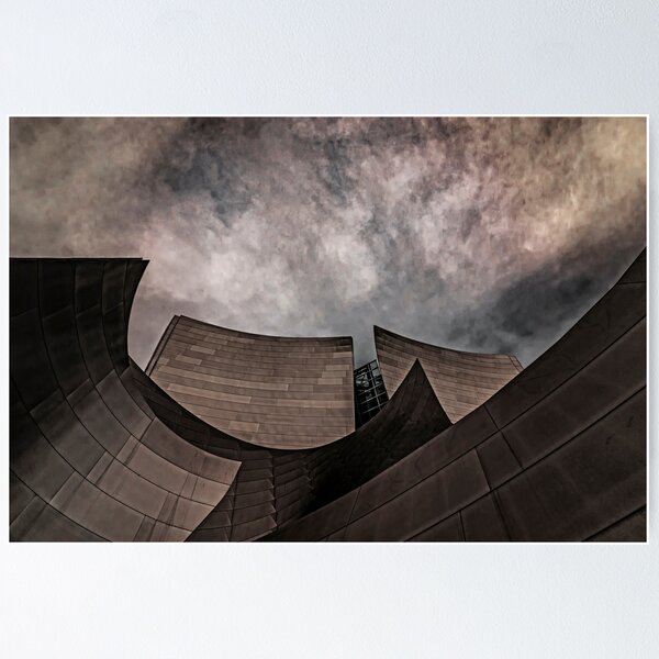 Item preview, Architectural Abstract Disney Concert Hall in Downtown Los Angeles designed and sold by ThomMorris.