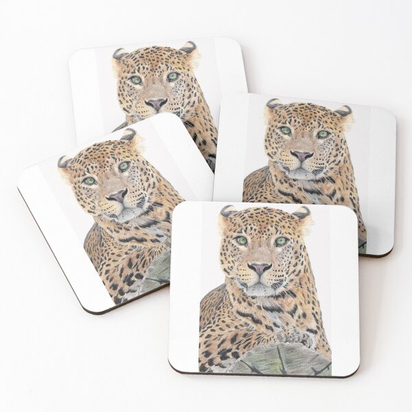 Item preview, Leopard drawing  designed and sold by Keepsdrawings.