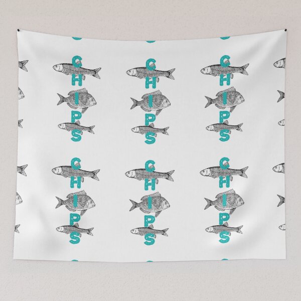 Item preview, Fish and Chips foodie design designed and sold by MiloHarris.