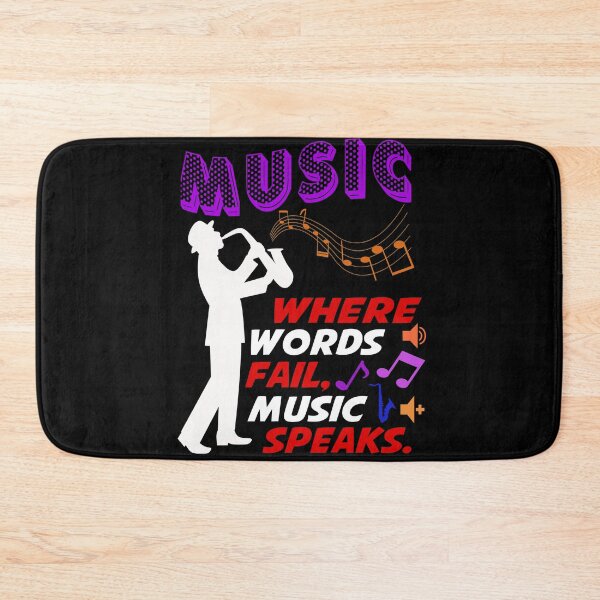 Item preview, Colourful Musician Note Quote designed and sold by Fashimation20.