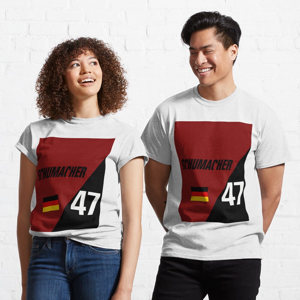 Discover Mick Schumacher Lustig F1 Rennfahrer Classic T-Shirt