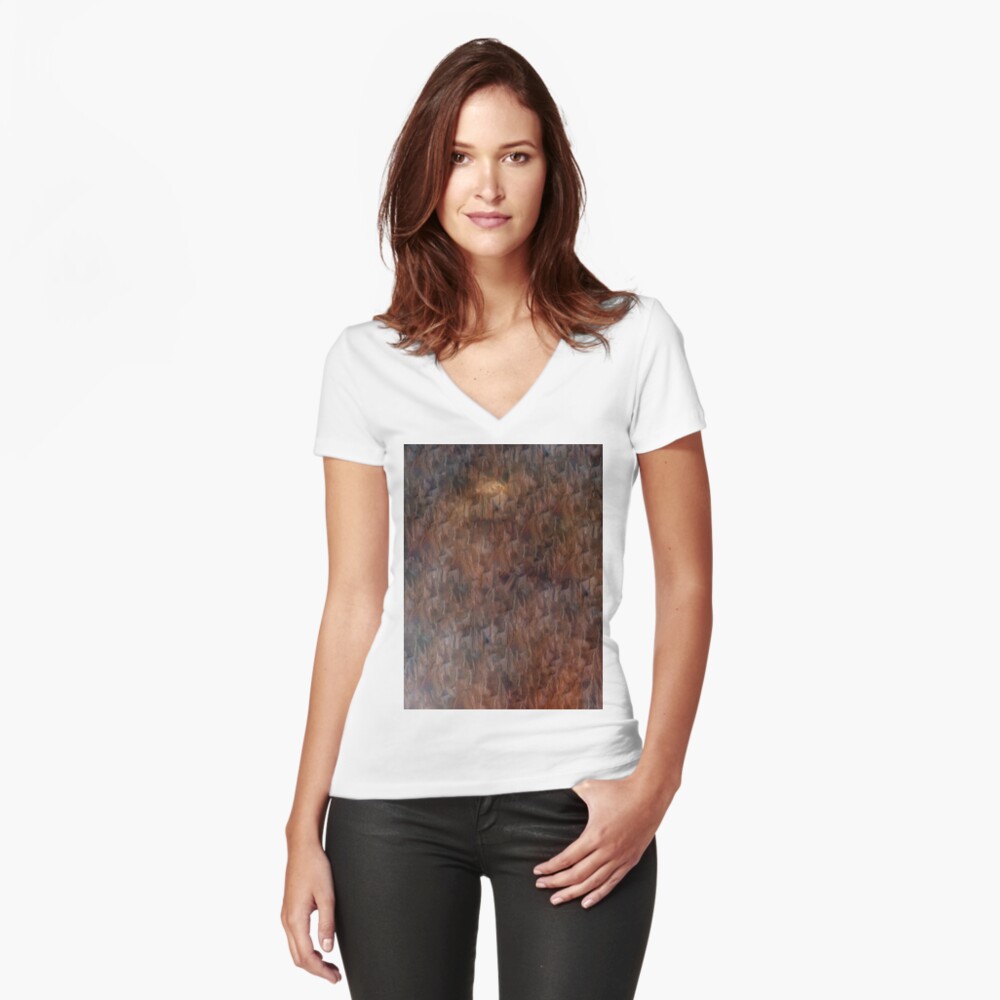 Item preview, Fitted V-Neck T-Shirt designed and sold by roggcar.