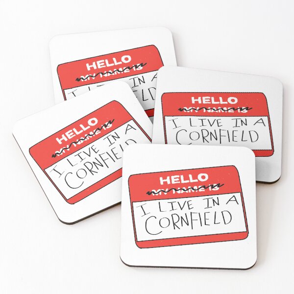Item preview, hello i live in a cornfield emblem designed and sold by eseehorn.