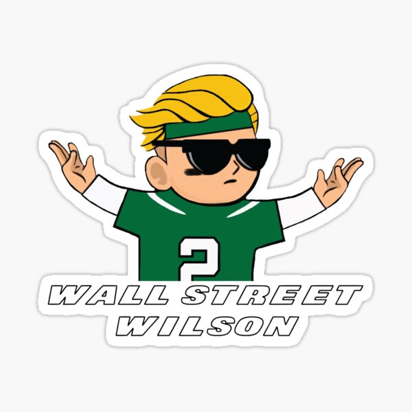 Zach Wilson Jets Wall Street Wilson Sticker