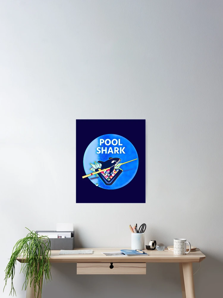 Thumbnail 2 of 3, Poster, Pool Shark Funny Snooker designed and sold by DesignsofNote.