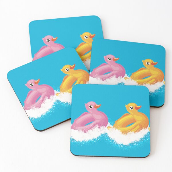 Item preview, Three inflatable ducks racing in the water designed and sold by marina63.