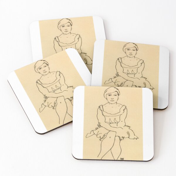 Item preview, Mujer sentada de Egon Schiele designed and sold by Narangez.