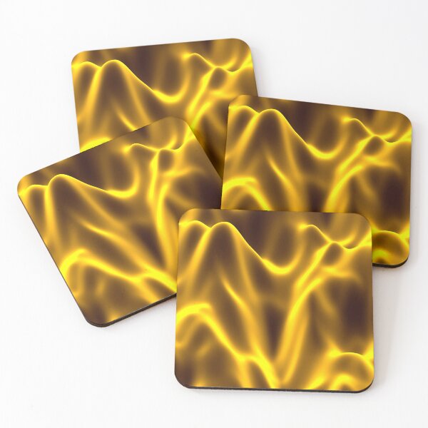 Item preview, Gold Silk Abstract 3D Effect Glowing Golden Pattern designed and sold by luvvvvvit.