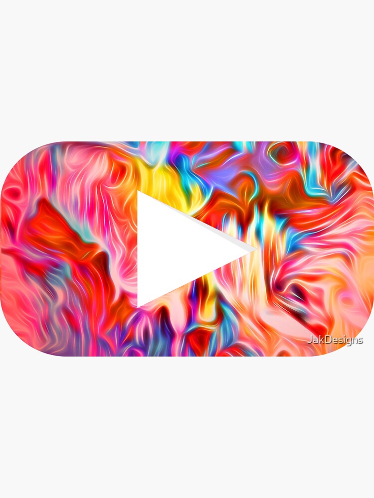 "Play Tube" Sticker for Sale by JakDesigns Redbubble