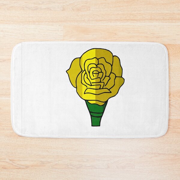 Item preview, Striped yellow outline rose designed and sold by Encie-Designs.