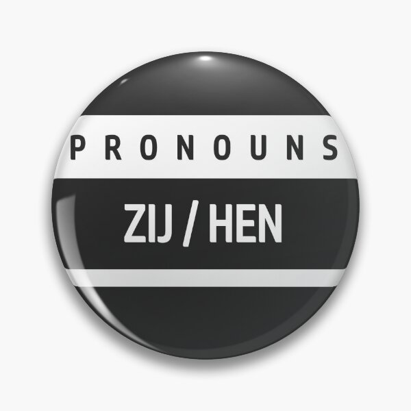 Item preview, Pronombres holandeses Zij / Hen - Blanco designed and sold by A.W. Groot Roessink.