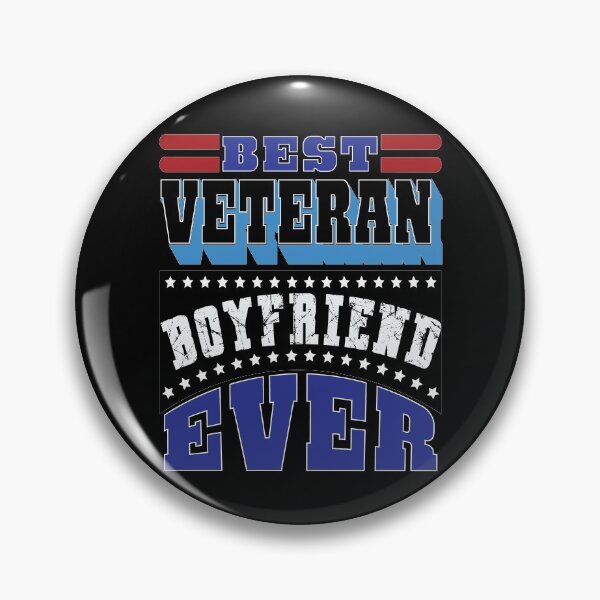 Item preview, Best Veteran Boyfriend Ever  (V2) - navy army marine quotes designed and sold by DebbisPalette.