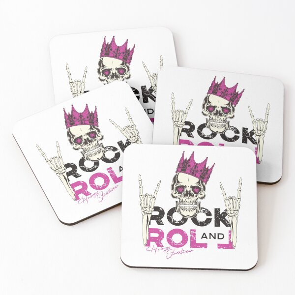 Item preview, Hringur street wear Rock and roll PINK designed and sold by HRINGUR CLOTHES AND ACCESSORIES.