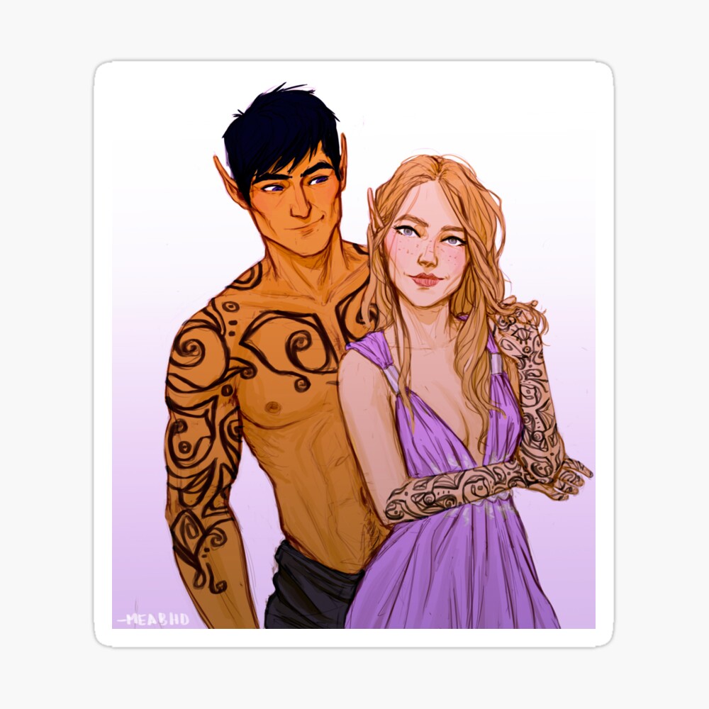 Feyre Hand Tattoo Sticker officially Licensed  Etsy Singapore