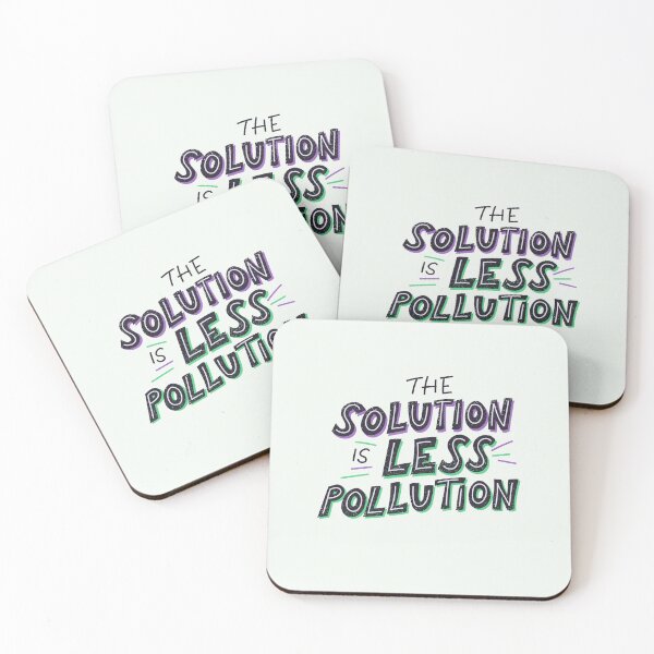 Item preview, the solution is less pollution designed and sold by DareRabbit.