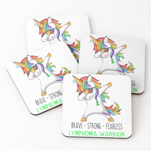Item preview, Lymphoma Warrior Brave Strong Fearless designed and sold by deputylove.