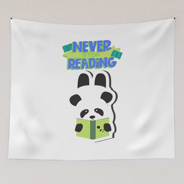 Item preview, Panda Reading a Book designed and sold by speakupandshine.