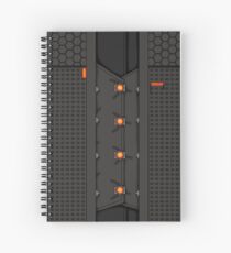 Rhys Graphic Tee, Variant C Spiral Notebook