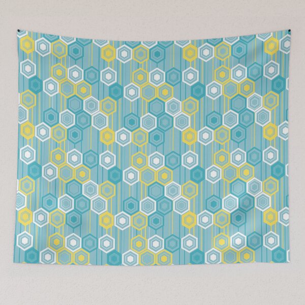 Item preview, Abstract texture of hexagons  designed and sold by Nata-V.