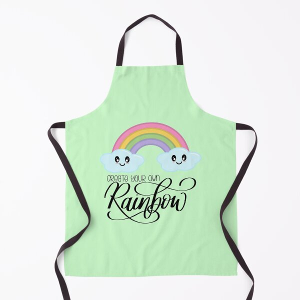 Item preview, Create Your Own Rainbow with Kawaii Cute Clouds in Green designed and sold by Kelly Leung.