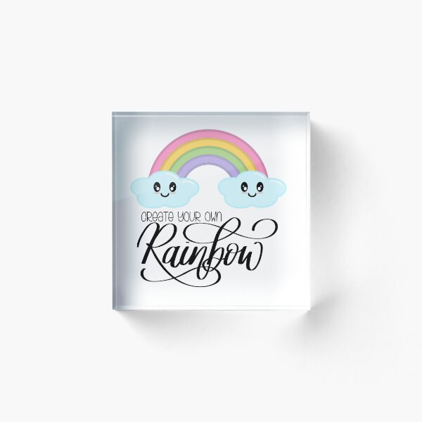Item preview, Create Your Own Rainbow with Kawaii Cute Clouds designed and sold by Kelly Leung.