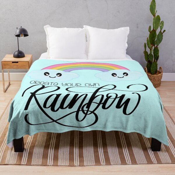 Item preview, Create Your Own Rainbow with Kawaii Cute Clouds in Blue designed and sold by Kelly Leung.