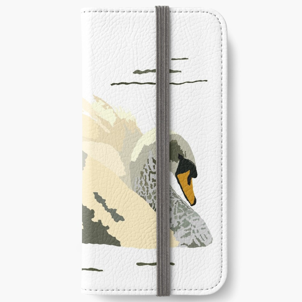 Swan Art iPhone Wallet