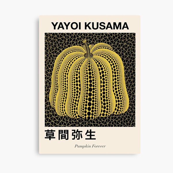 Yayoi Kusama Pumkin für immer Leinwanddruck