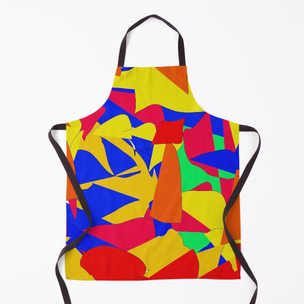 Item preview, Blue red orange yellow green shapes designed and sold by headtrackerart.