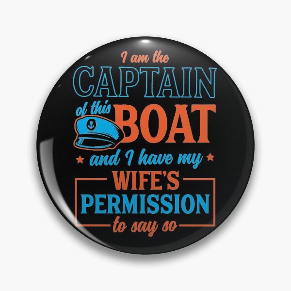 Item preview, Funny Boating Gifts I Am The Captain Of This Boat Sailing Skipper designed and sold by IFFOUR.